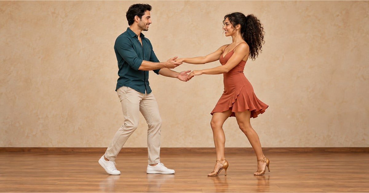 Basic with Hand Change salsa move (la, beginner)