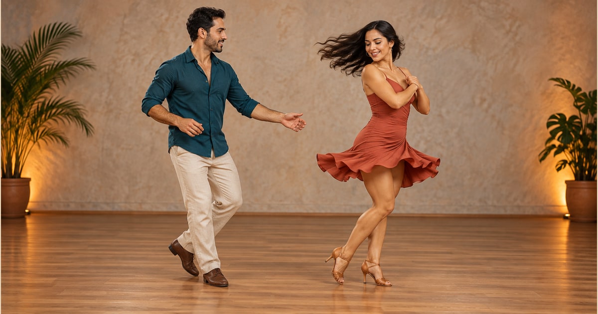 Cross Body Lead with Free Spin Exit salsa move (la, improver)