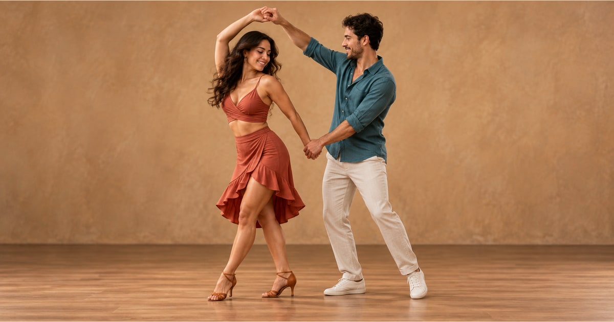 Double Hand Pretzel salsa move (la, advanced)
