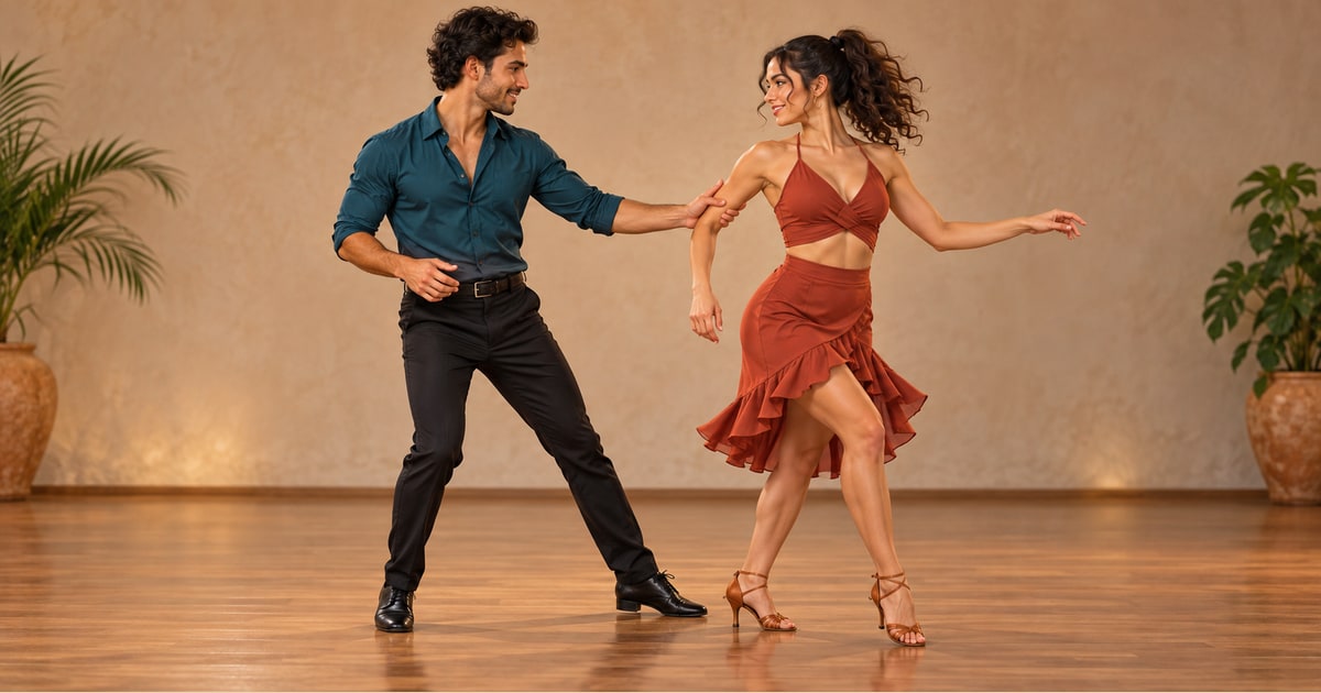 Elbow Catch salsa move (la, improver)