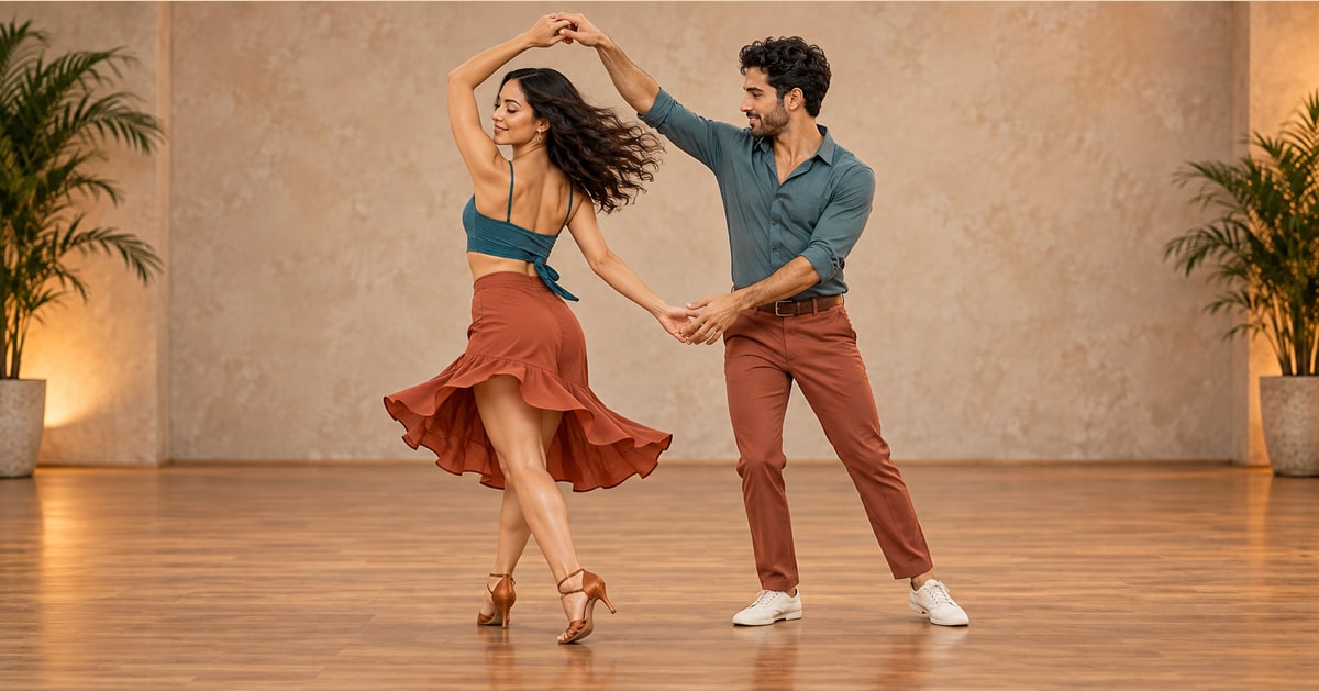 Hammerlock Spin Exit salsa move (la, intermediate)