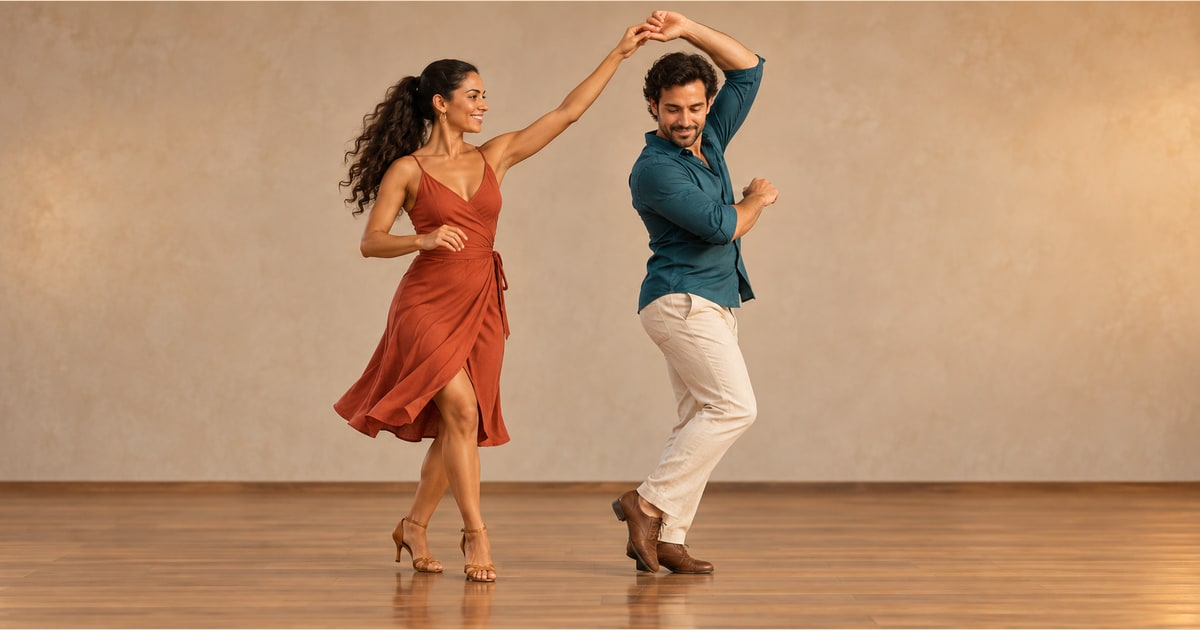 Leader Double Right Turn salsa move (la, intermediate)
