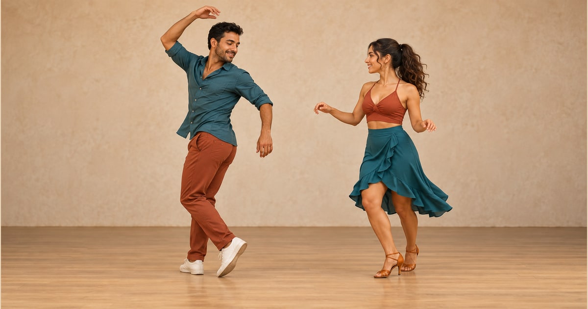 Leader Left Turn salsa move (la, basic)