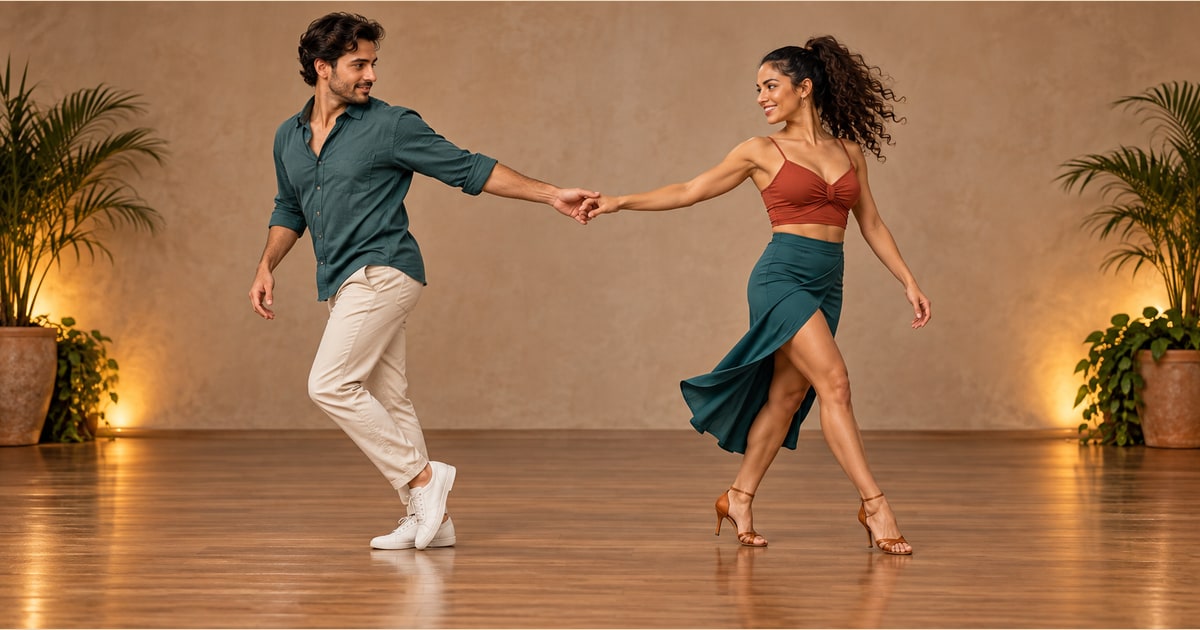Rolling Cross Body Lead salsa move (la, advanced)
