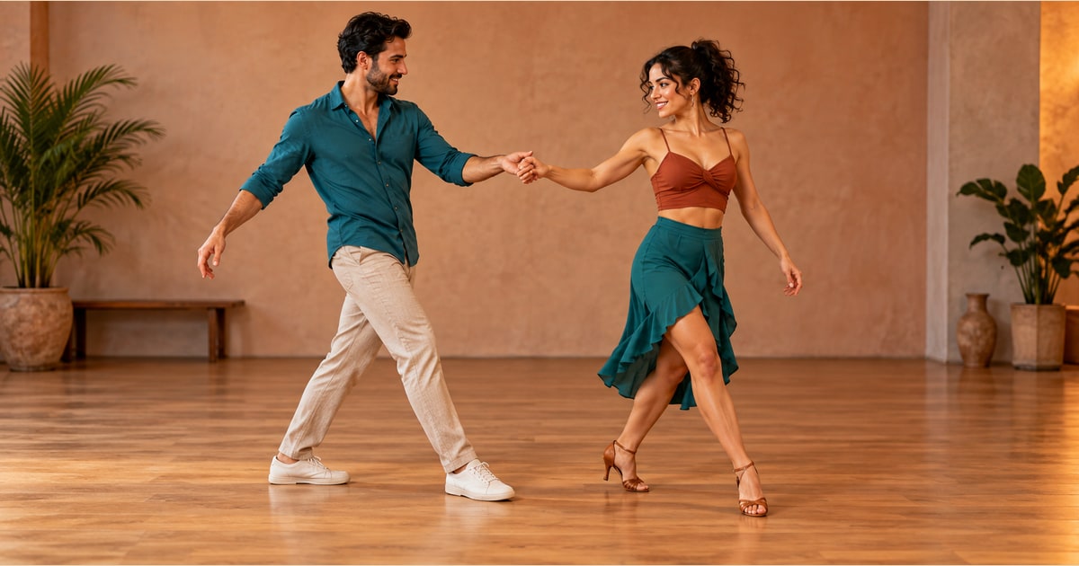 Zig-Zag Cross Body Lead salsa move (la, intermediate)